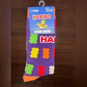 HARIBO GUMMY BEAR NOVELTY CREW SOCKS NWT MEN’S SHOE SIZE 6-13